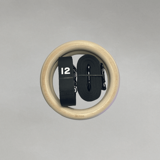 gymnastic rings for calisthenics